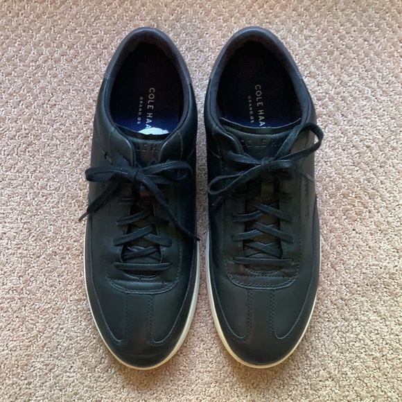 Men’s Cole Haan Black Grand Crosscourt Turf Sneakers Size 11 - Picture 2 of 7